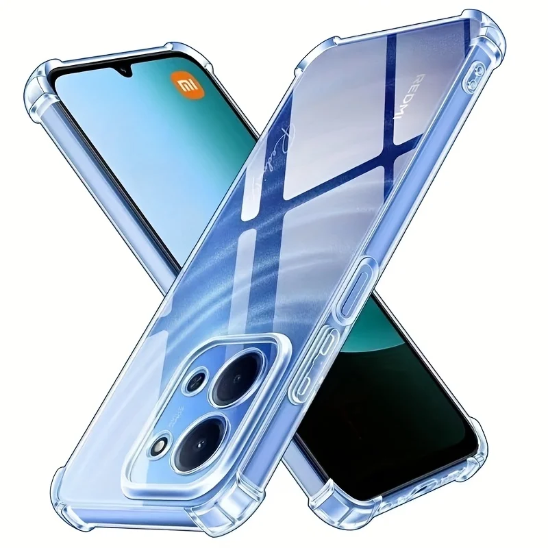 Clear Soft Silicone Back Cover - Transparent Phone Case