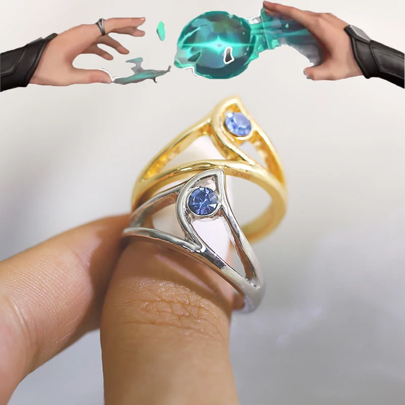 Hot Game Rings For Women Man Fashion Gamer Accessori Per Gioielli Anello Di Salvia Regolabile Placcato Oro E Argento Regalo Per L'Amante