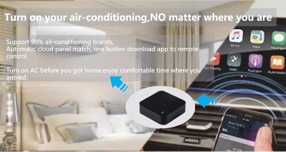 Control remoto inteligente IR para automatización del hogar, reemplazo de TV, DVD, AUD, CA, funciona con Alexa y Google 