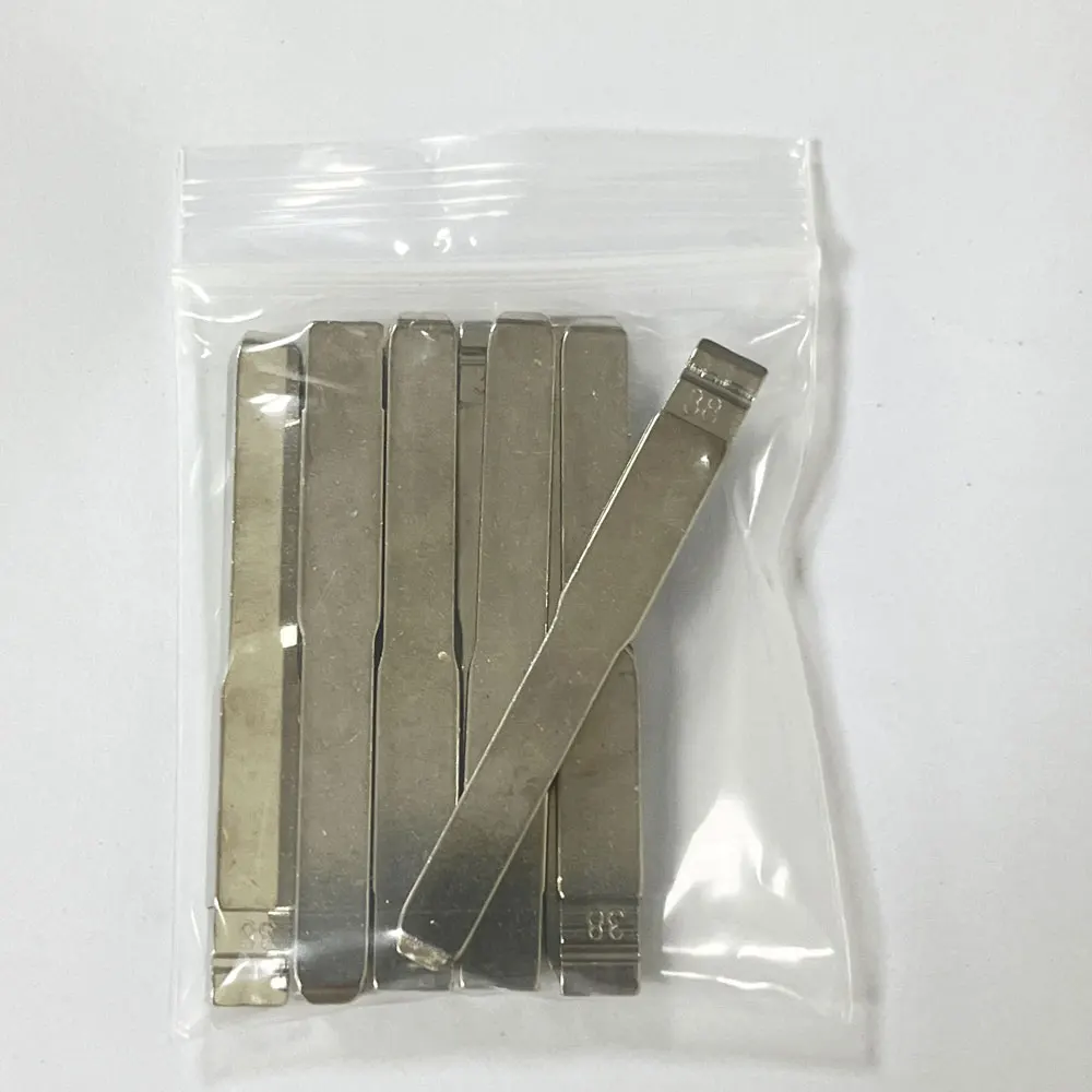10pcs 38# HU101 Uncut Metal Key Blade for Ford Focus for KD Keydiy Xhorse VVDI Remotes Universal No.38 Car Remote Key Blanks car remote key,car key