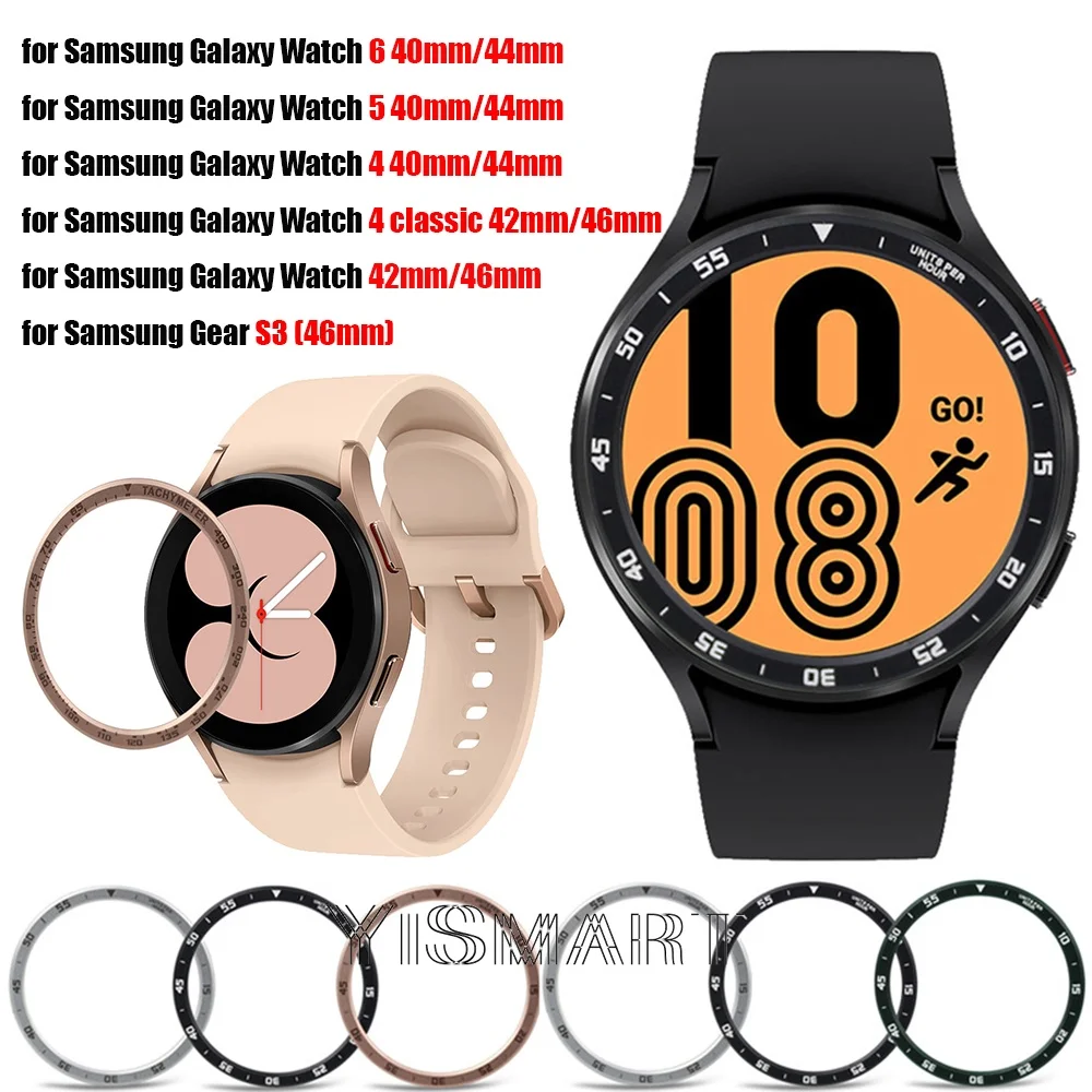 

Металлический бампер для Samsung Watch 4 5 6 40 мм 44 мм, 42 мм 46 мм Gear S3