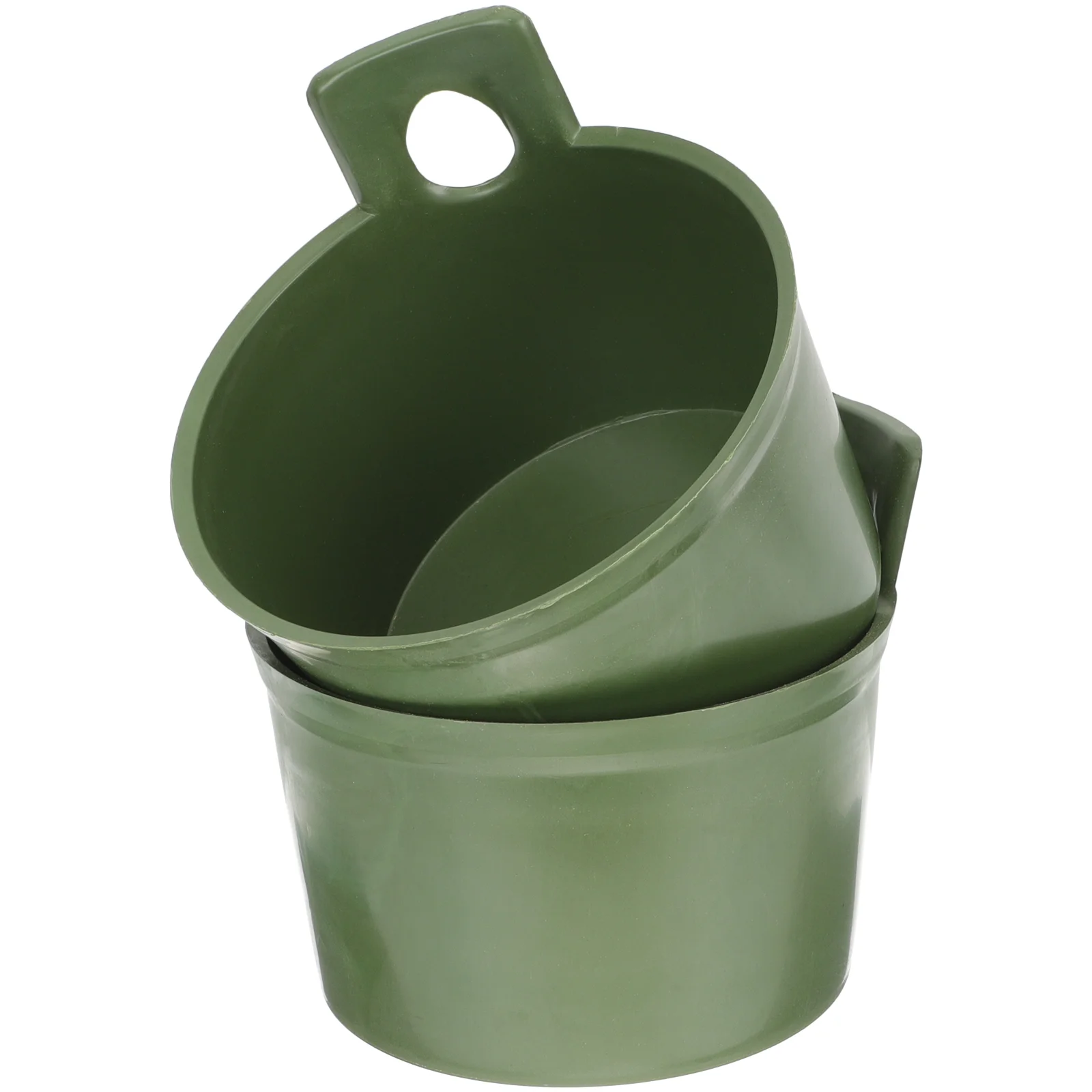 2 Pcs Buckets Watering Spoon Garden Supply Ladles for Bath Serving Dark Green Baby