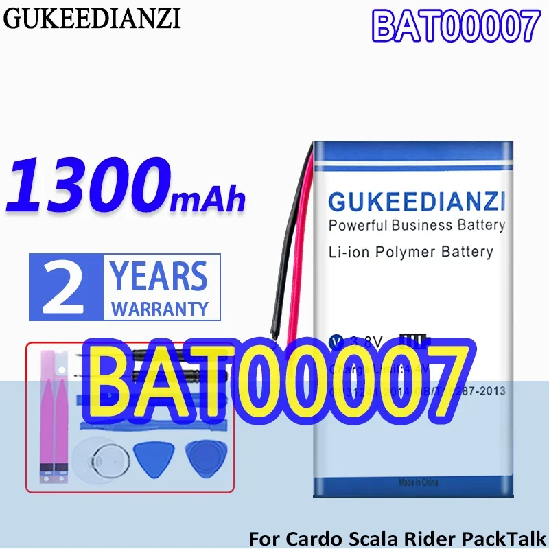 Batteria Gukeedianzi Ad Alta Capacità Bat00007 1300Mah Per Carro Scala Rider Pack Talk Bateria