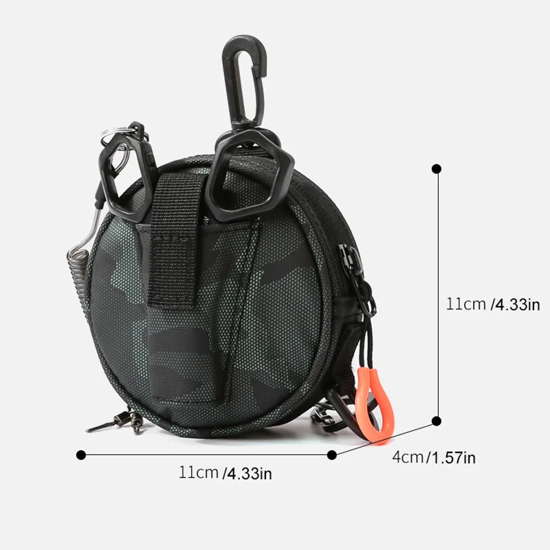 Waterproof Nylon Fishing Pouch with Lure Pliers Holder