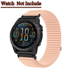 Nylon Loop Strap Quick Fit Band Accessory - 20/22/26mm - Fenix 7S 6S 5S (Pink)
