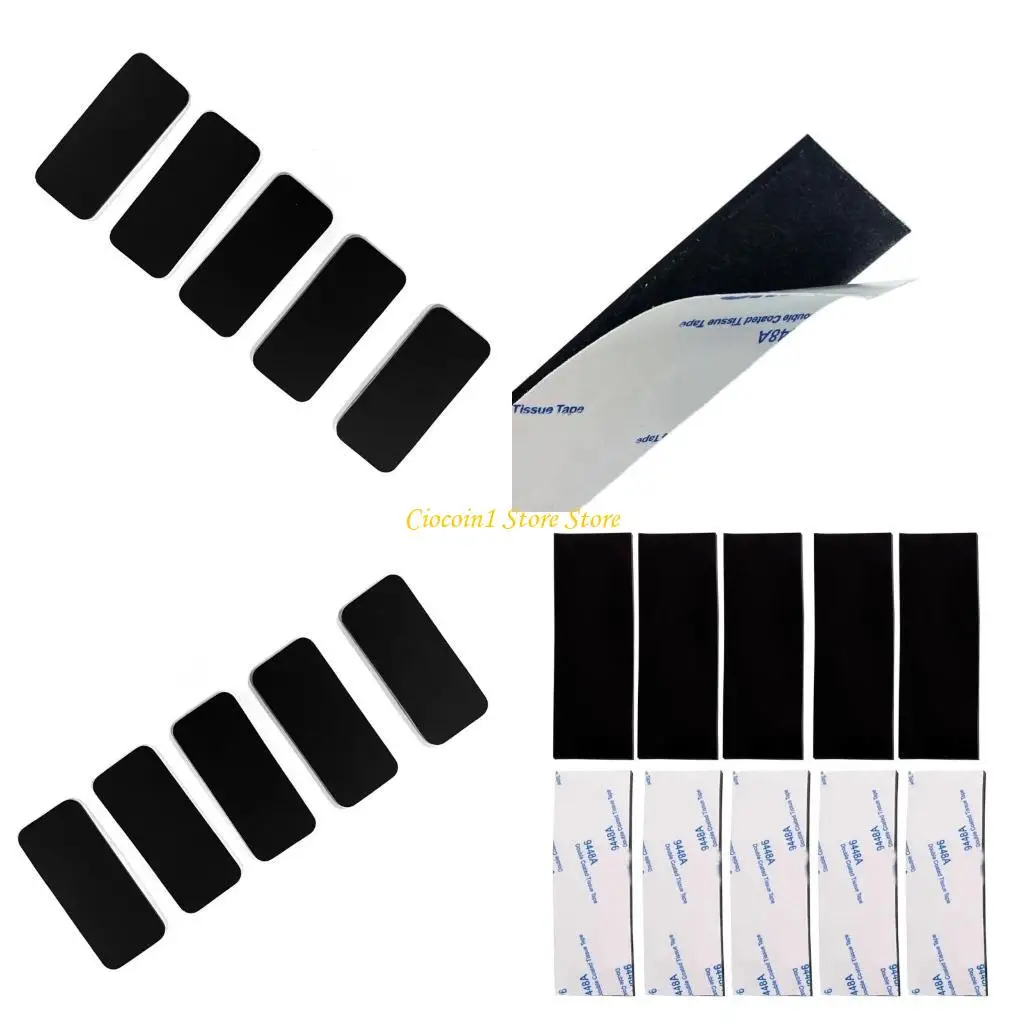 Coussinets antidérapants silicone pour batterie drone - Lot de 5/10 pièces