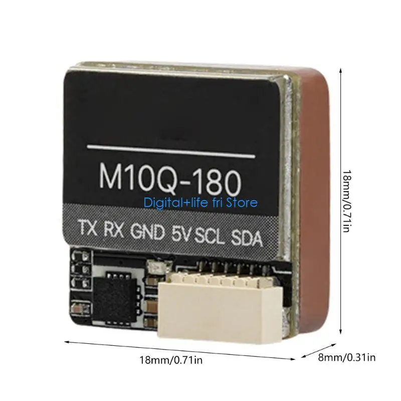 E06D M10Q-180 이중 프로토콜 내장 QMC5883 드론용 나침반 안테나 72채널