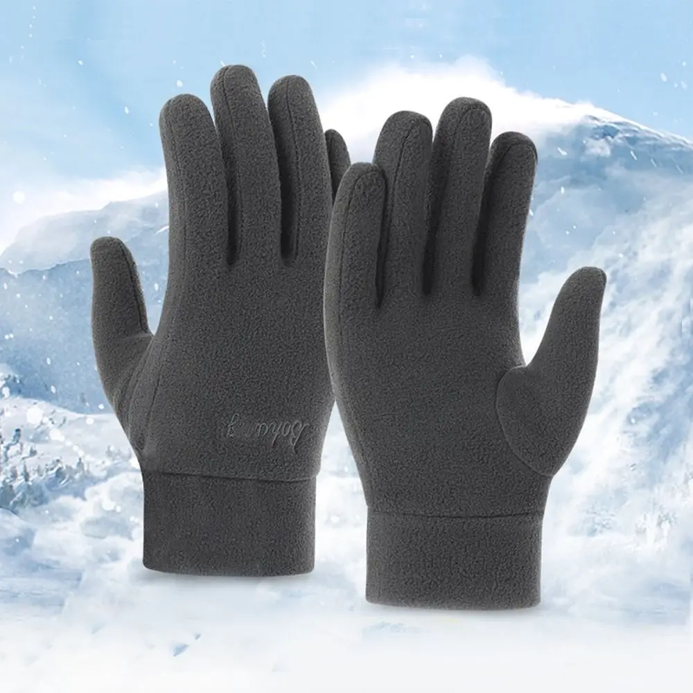 New Fashion Riding Driving Gloves Autumn Winter Outdoor Sport Thick  Full Finger Mittens Men Gloves Women Gloves