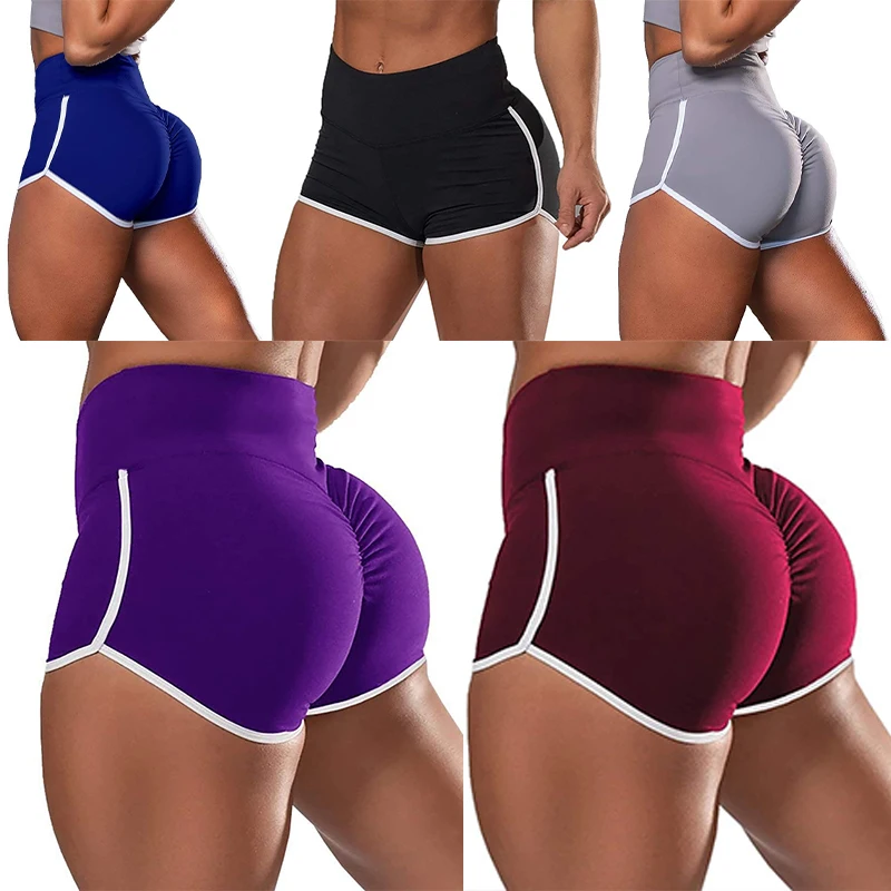 

High Waist Push Up Short Elasticity Breathable Butt Lifter Fashion Yoga Shorts Running Shorts Fitness Shorts 2023