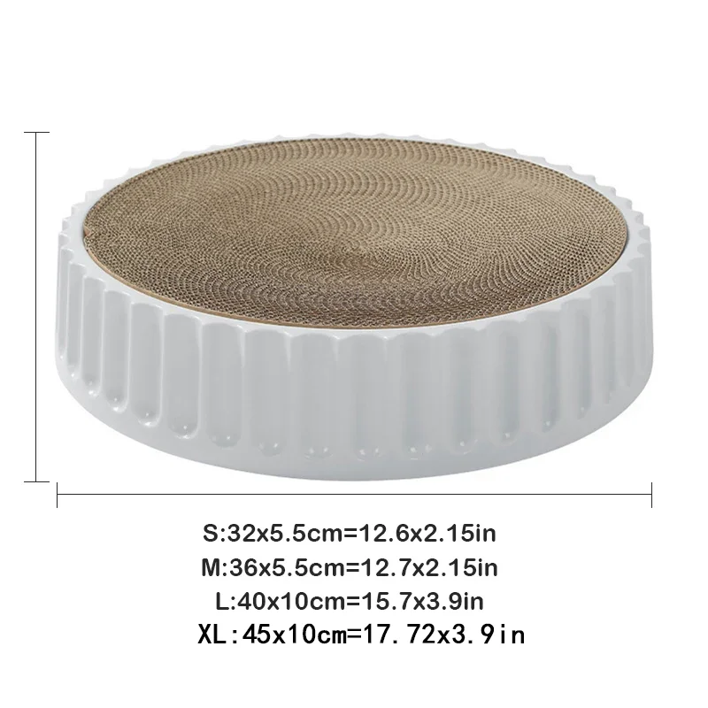 Round Cat Scratcher Pad Cardboard Cats Scratching Board cat scratching mat cat scratch mat cat scratch board