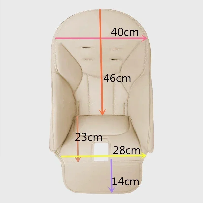 Dining Chair Accessories New Baby Chair Cushion PU Oxford Seat Leather Cover Kids Growth Chair Seat Cushion Dinner Case Children Dining Accessories dining chair accessories,children dining chair