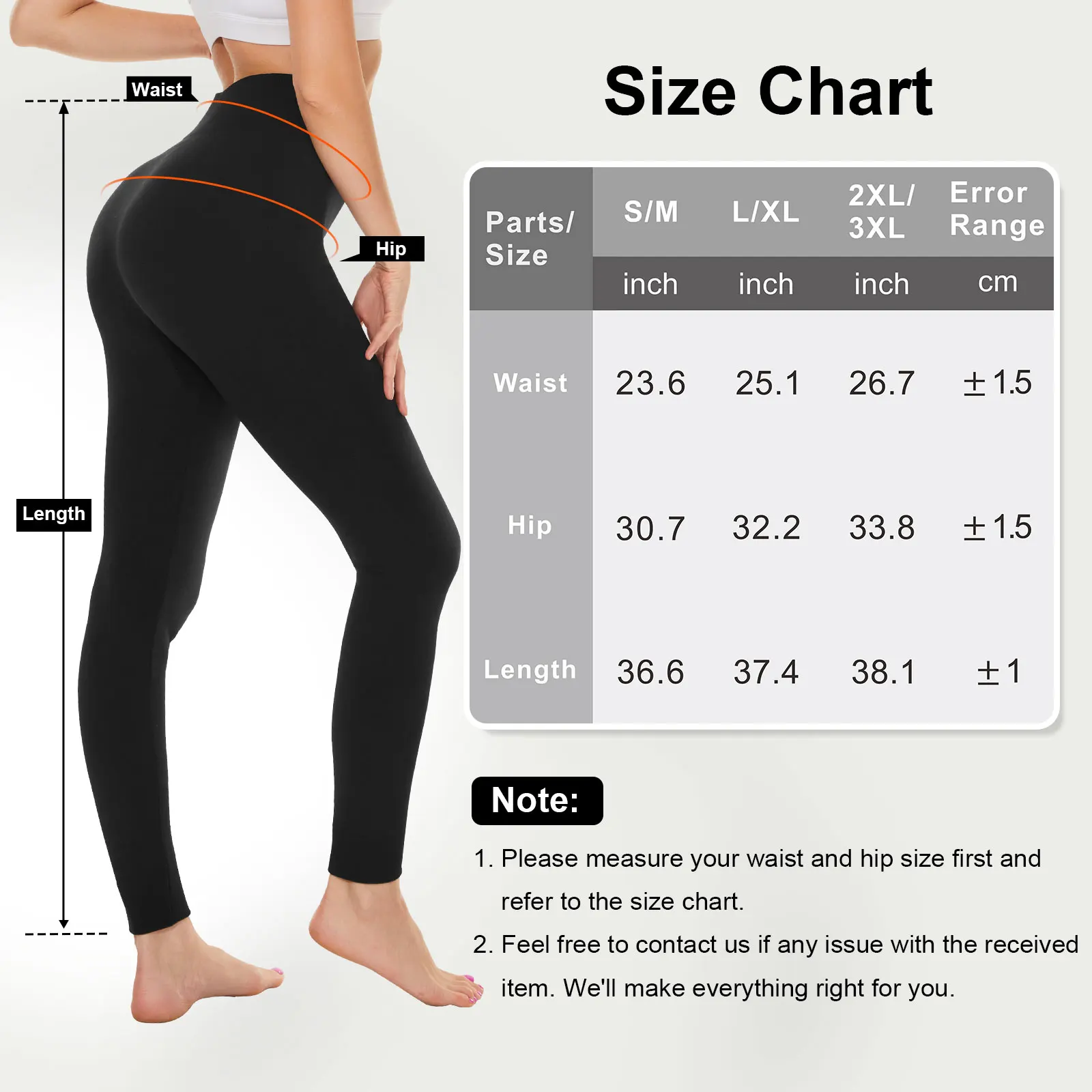 Fashion (Black)SEXYWG Women Thermal Leggings Winter Warm Leggings High  Waist Elastic Thick Shapewear Leggings Slim High Waist Skinny Leggings BEA