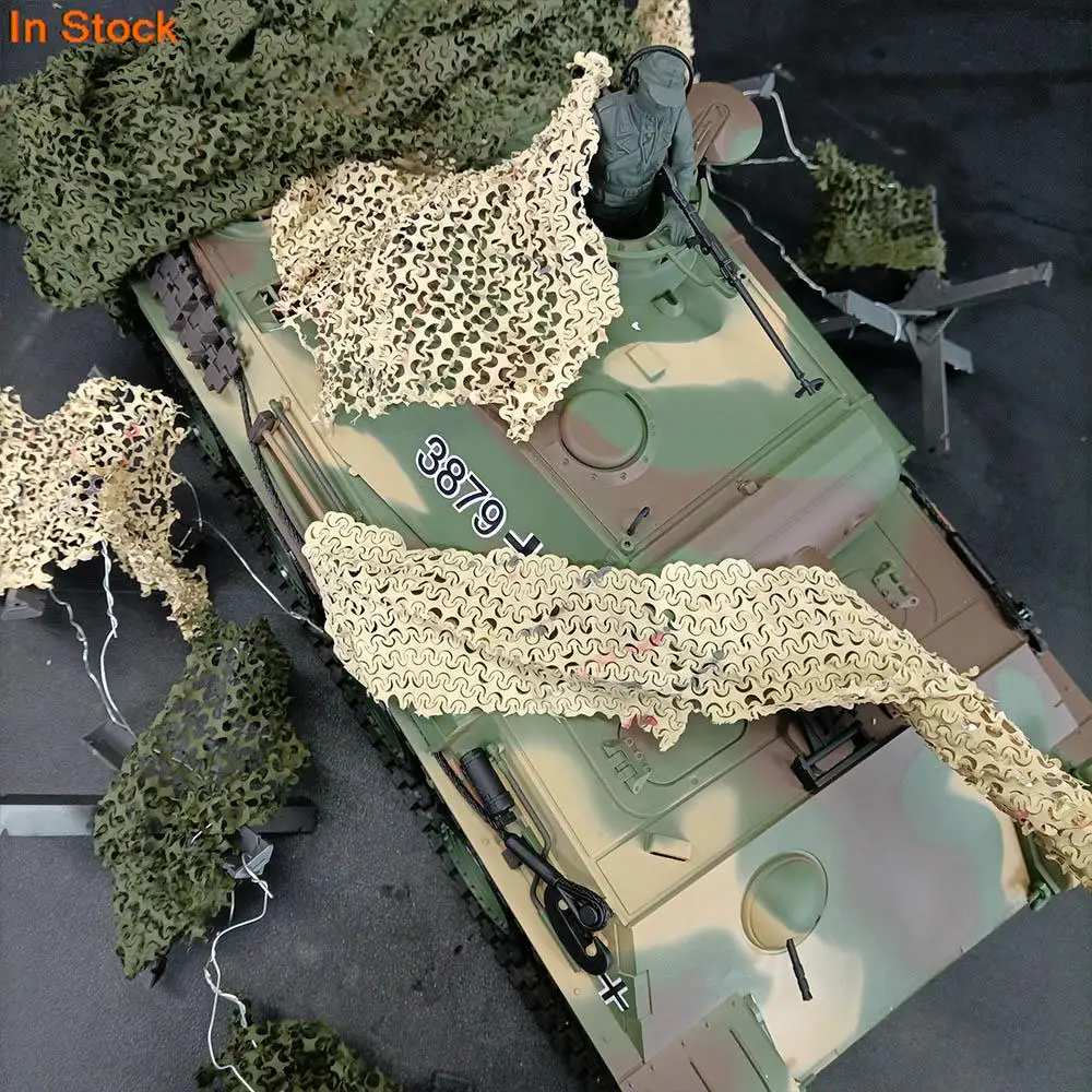 Heng Long Spare Parts Camouflage Net Green for Toucan 1/16 RC Tank Military Model Tiger I Challenger II King Tiger Sherman Army