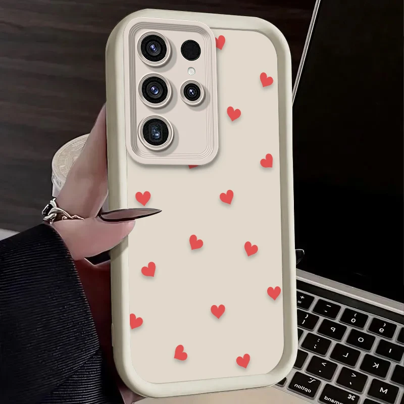 Black Small Love Heart Design Phone Case Cover