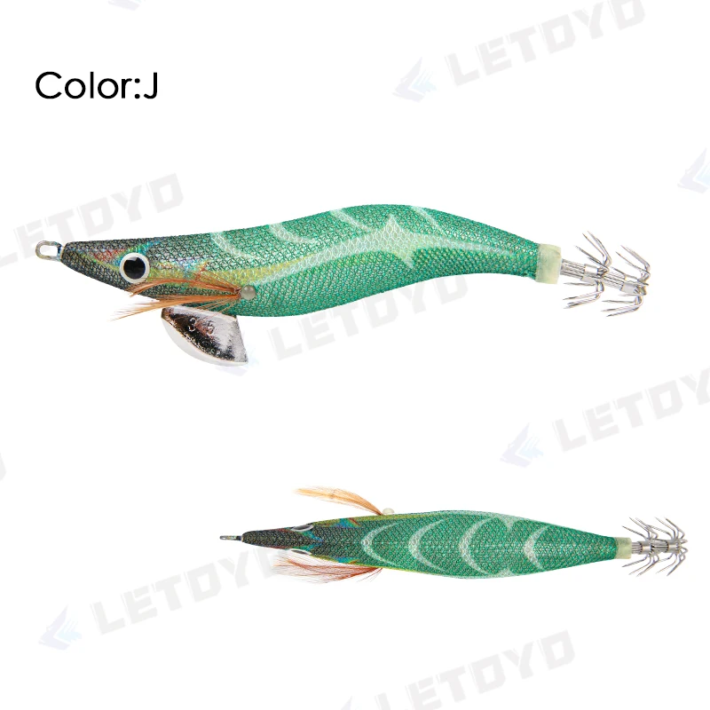 LETOYO, señuelo de Calamar de 10g 16g 21g,pajaritos pesca calamar