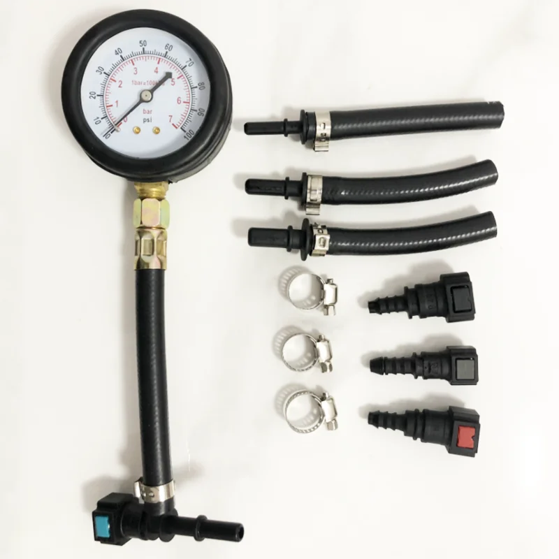 Car Fuel Pressure Gauge Car Gasoline Pressure Gauge Meter Tester Tool