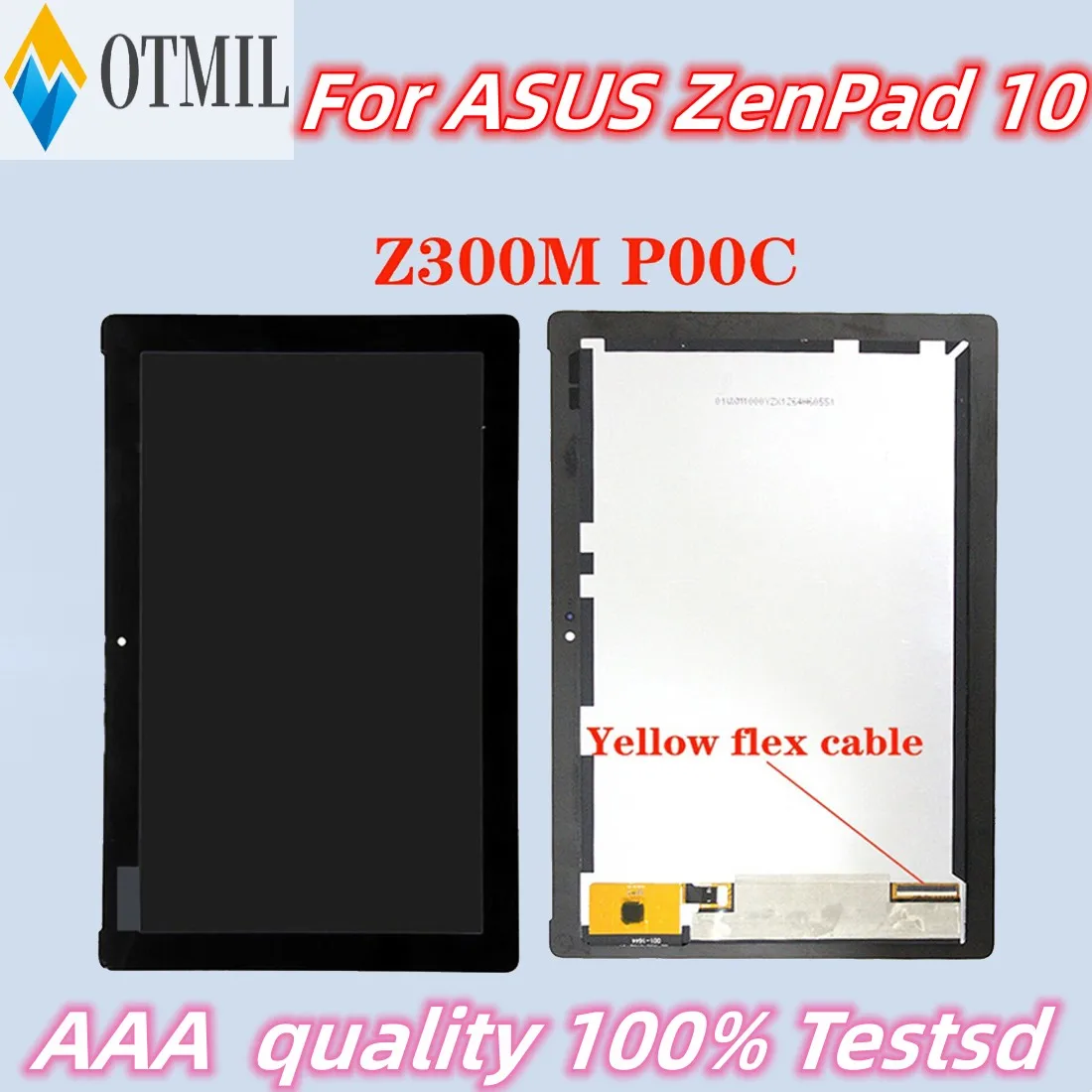 Aaaaa ++++ 10.1 ''Asus Lcd Per Asus Zenpad 10 Z300M Display Lcd Touch Screen Digitizer Con Cornice Per Asus Zenpad Z300M P00C