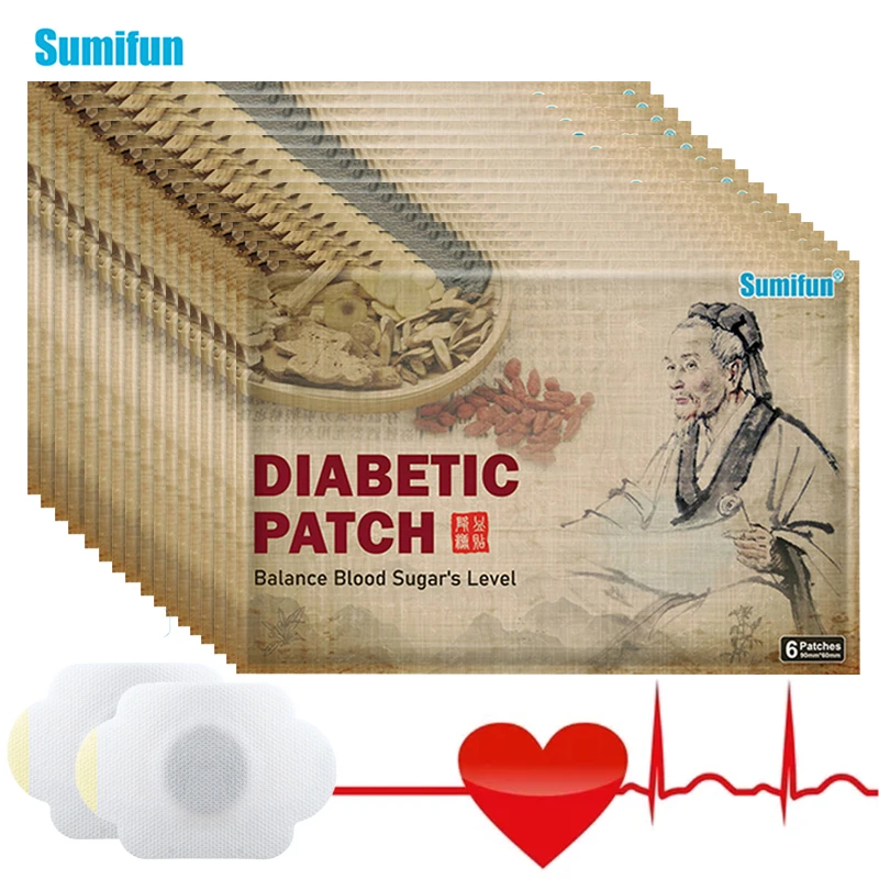36/54/90/120pcs Diabetic Patch Stabilizes Blood Sugar Level Balance