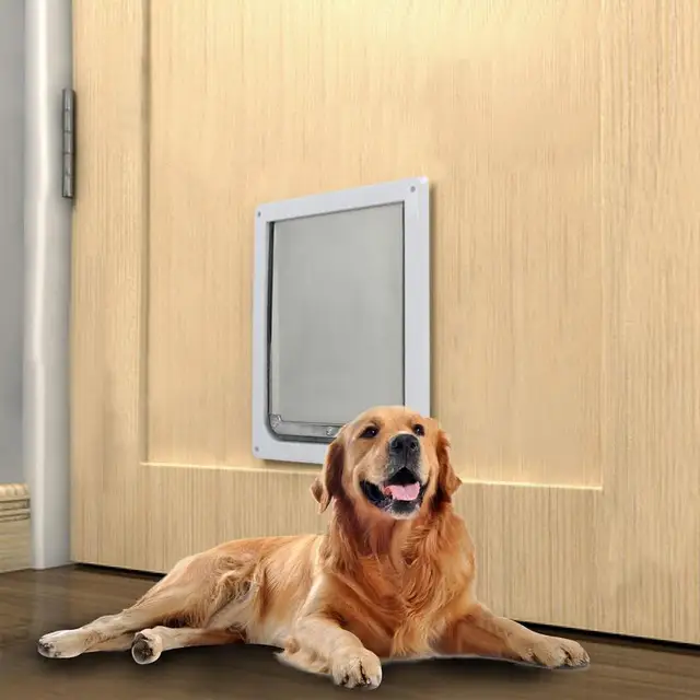 Kisállatajtó A Falhoz | Kutya És Macska Fali Belépése Időjárásálló Átlátszó Kutyus Csere Fedélzetek Kutyaház Beltéri Háziállatához - Image 5