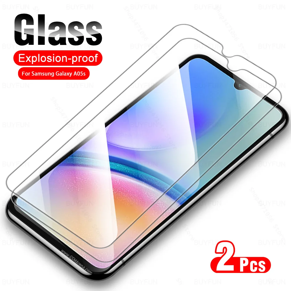 2 Pezzi Di Vetro Temperato Per Samsung Galaxy A05S Hd Glass Screen Protector Sumsung Samsang A05 A15 4G A25 A35 A55 5G A 05 15 25 35 55