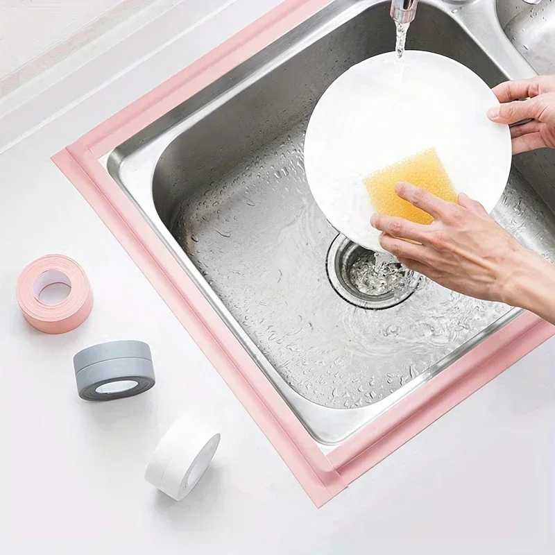 Enhanced Bathroom Sealing Tape - Waterproof Anti-Mildew Adhesive Strip