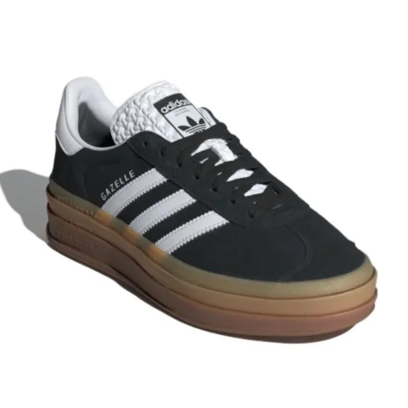 Sports Board Shoes Adidas Gazelle Bold Woman Casual Training Shoes Suede Thick Soled Outdoor Non-slip Female Skateboard Sneakers