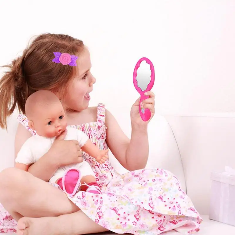 Pretend Play Kid Make Up Toys 25/32PCS Pink Makeup Set Princess Hairdressing Simulation Toy for Girls Dressing Cosmetic