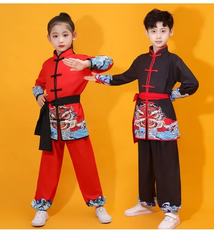 Chinese Kung Fu Uniform Children Wushu Sets Baby Martial Arts Costumes Girl Suit Perform Outfit Kids Clothes Boy Tai Chi Set kids clothing set,kids sports suit,children sports suit