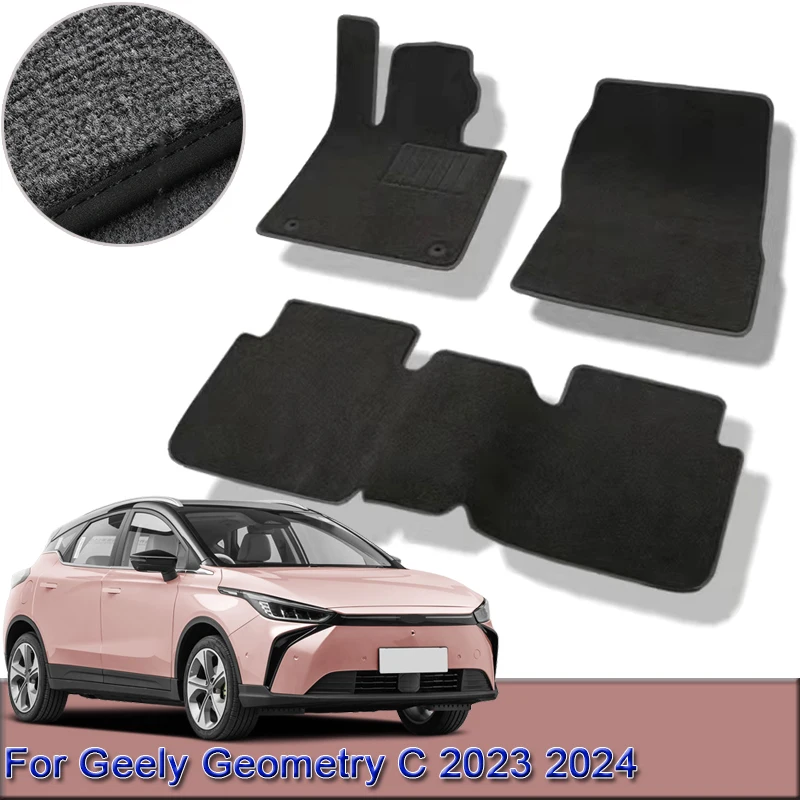 

For Geely Geometry C 2023 2024 Custom Car Floor Mats Waterproof Non-Slip Floor Mats Interior Carpets Rugs Foot Pads Accessory