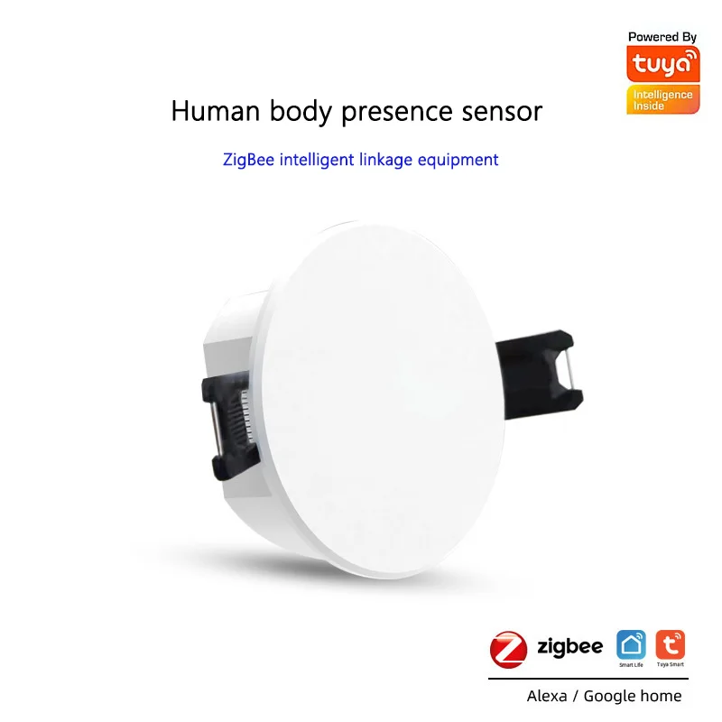 Ceiling PIR Motion Static Breath Detection ZigBee WiFi Graffiti Smart Home Human Presence Sensor APP Remote Control Monitor tuya zigbee smart ceiling human induction sensor used in conjunction with smart gateway human static motion detection sensor