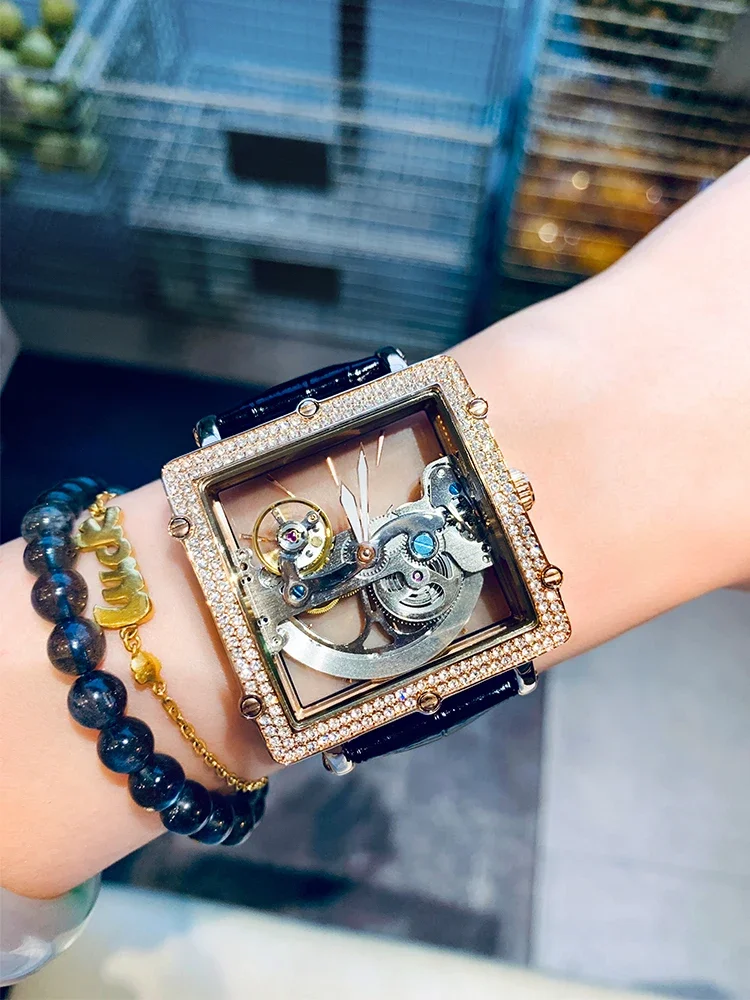 Orologio Da Donna Estate 2021 Nuovo Orologio Meccanico Vuoto Da Donna Autentico Marchio Famoso Montres Homme Breitling