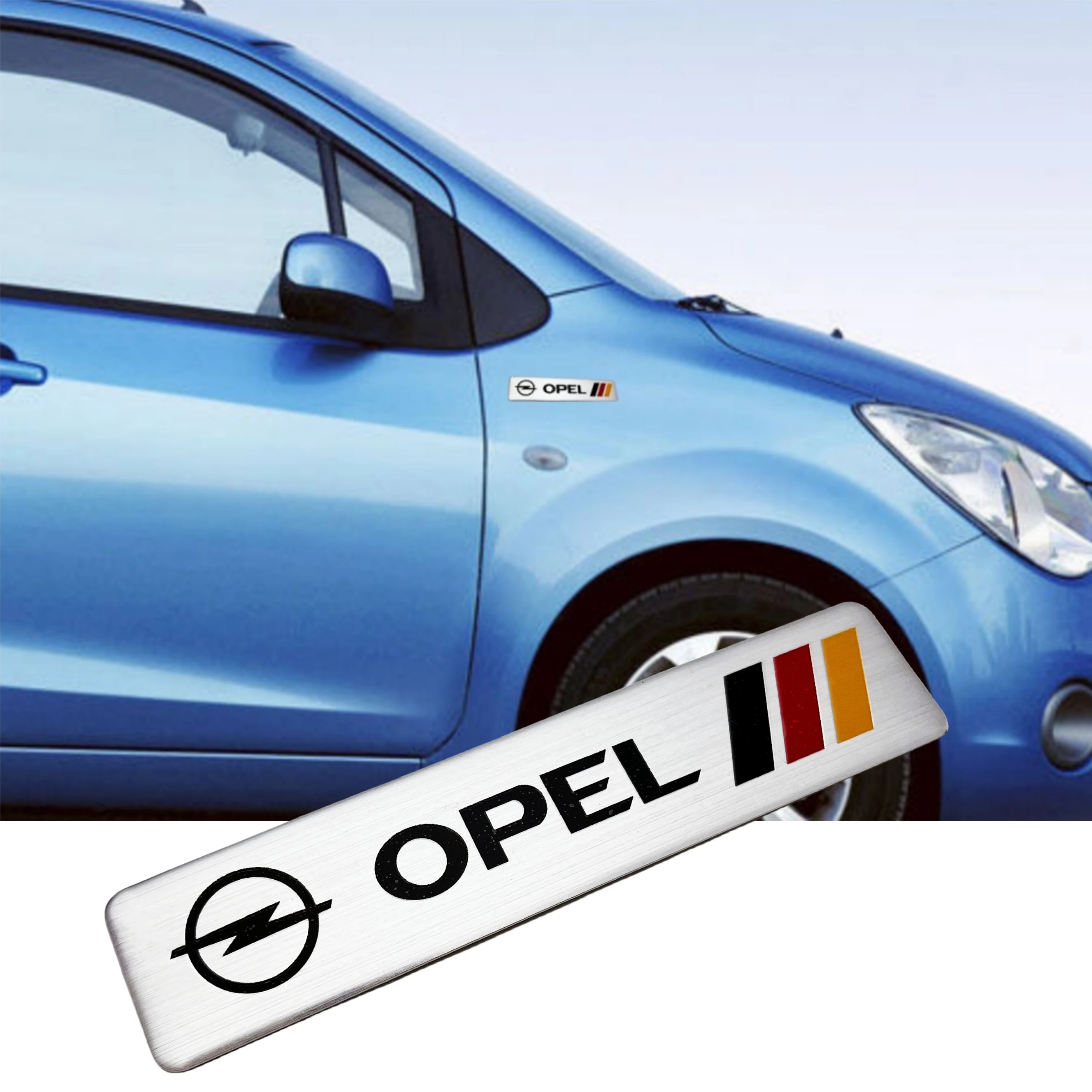 

1pcs 3D Metal Opel Sport Emblem Logo Car Stickers Car Wing Fender Rear Trunk Badge Sticker Styling Accessories For Opel Astra h
