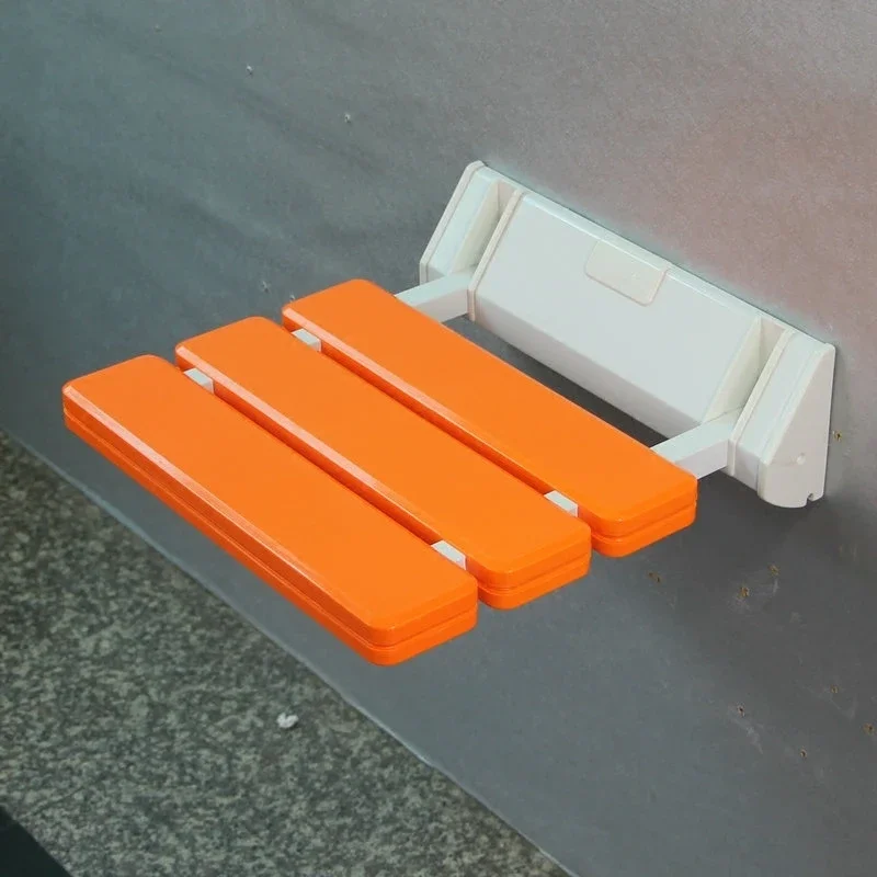 Wall-Mounted Folding Shower Seat Foldable Bath Stool for Toilet 4