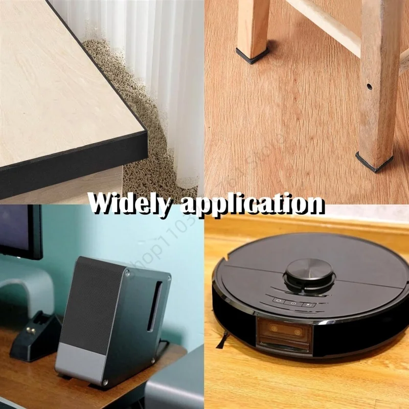 Black EVA Anti Slip Furniture Pads for Table and Chair Feet