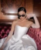 Simple Wedding Dresses A Line Sexy Women's Strapless Bridal Gowns Sleeveless Backless Pleat Satin Customized Vestidos De Novia 3