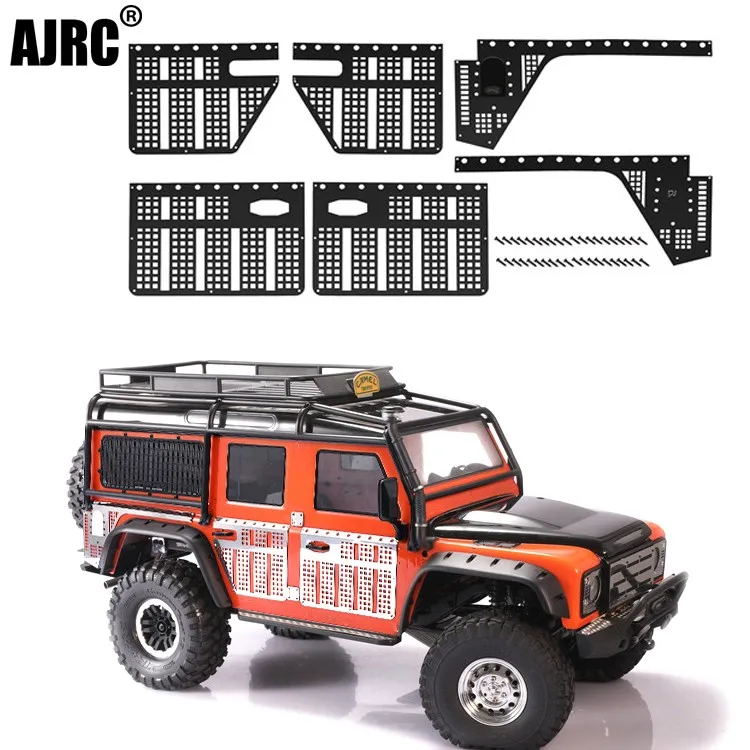 

Для 1/10 скалолазания автомобиля фотозащита TRX4 82056-4 корпус бронированная дверь металлический декоративный лист автомобильный корпус противоскользящая пластина