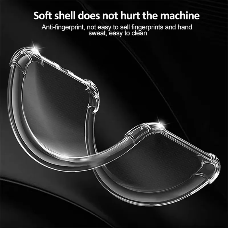 Transparent Soft TPU Silicone Crystal Case - Thin Anti-Shock Protective Cover