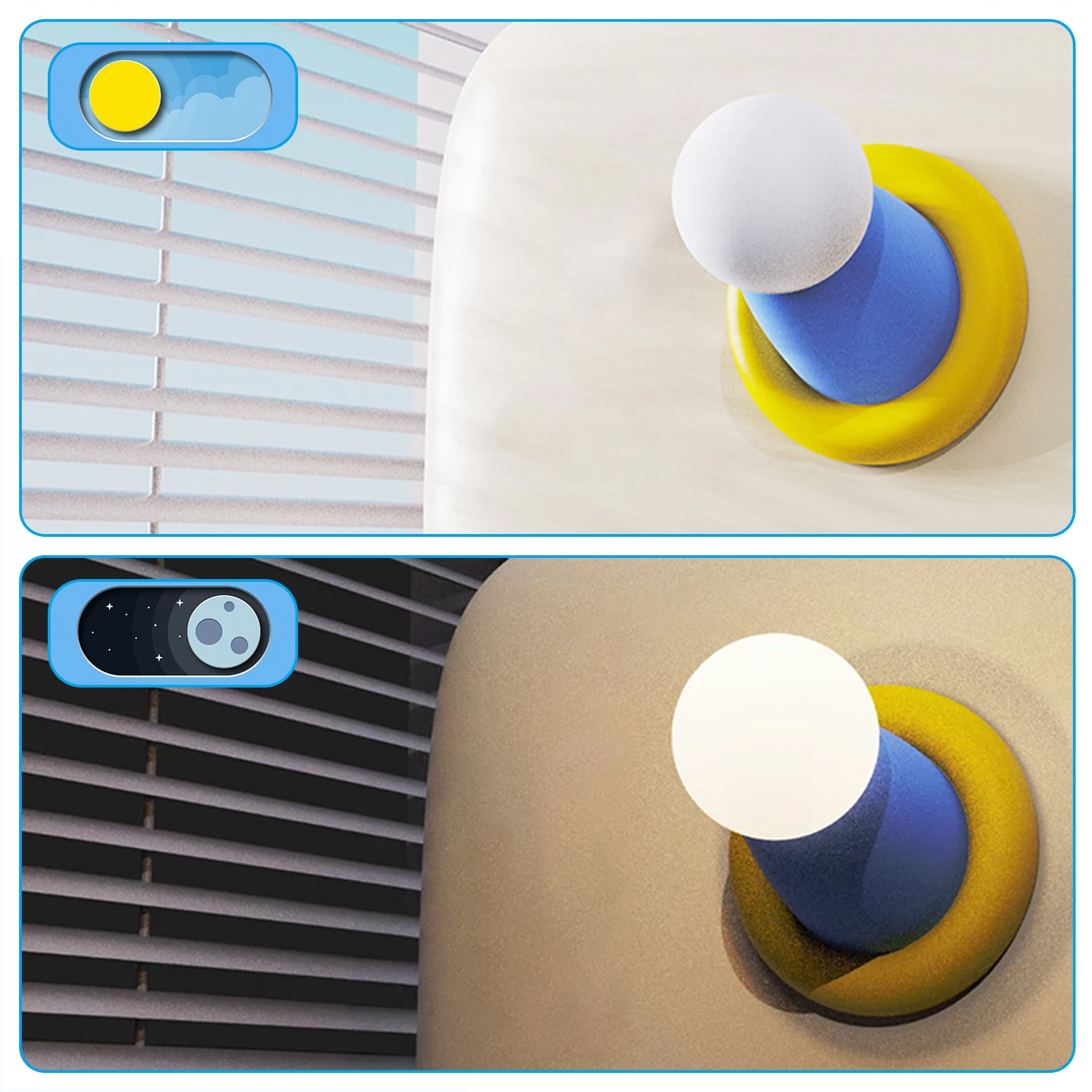 Kids Night Light Doraemon Round Hand Lamp Adorable Energy Efficient LED Lamp Present for Boys Girls Rechargeable Night Light