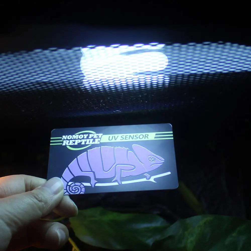 UVB Test Cards Reptiles UV Test Card Life Effective Tests Measurement Analysis Tools UV Light Meter 10 Seconds Detection uv test card