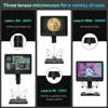 Andonstar Trinocular HDMI USB Digital Microscope AD249SM 2000X 10.1" IPS LCD for Electronics Soldering Tool for PCB Solder Check 2