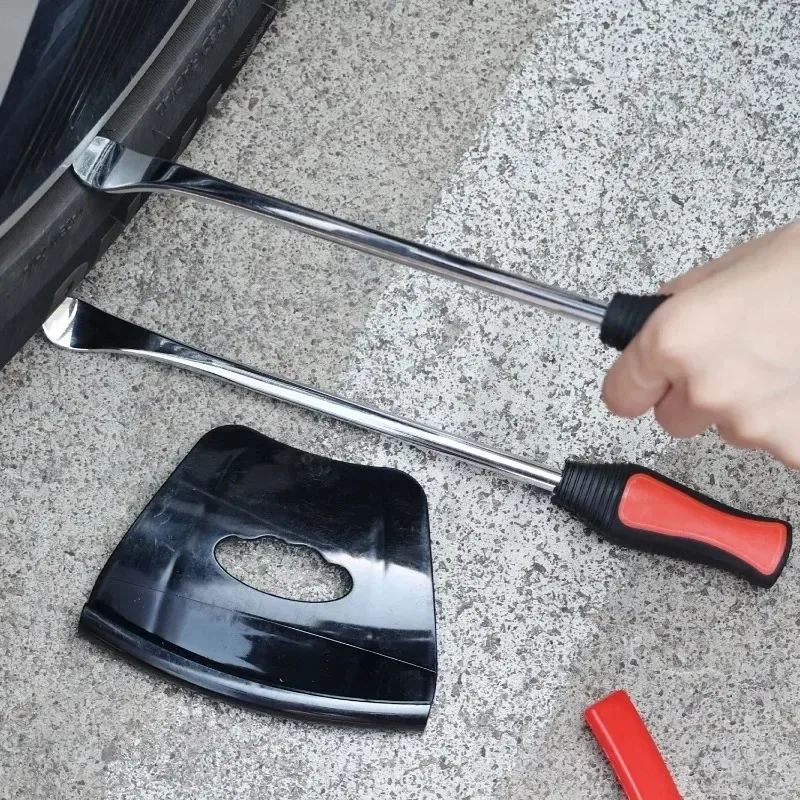 Nylon Tire Lever Kit 2Pcs Professional Rim Protector Tool Set Non-Marring for Car Motorcycle Bike Tire Changing and Repair