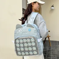 Japanese Kawaii Itabag Women Transparent Backpack Women Ita Backpack School Bags For College Student JK Large Capacity 1
