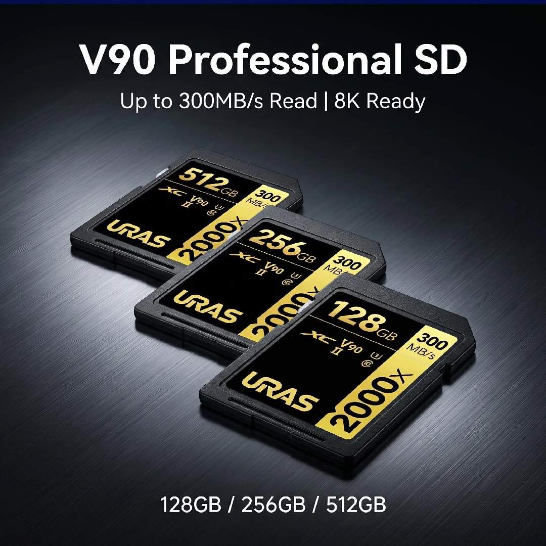고속 2000x SD 메모리 카드 512GB 256GB 128GB 64GB UHS-II ..
