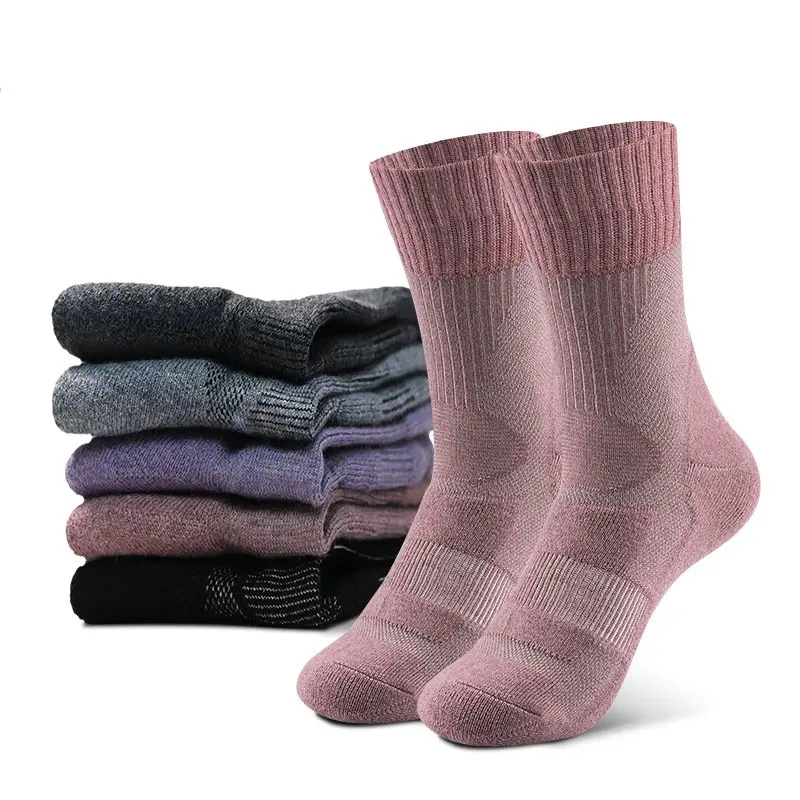 Merino Wool Sock Winter Sock For Men Women Thick Mountaineering Hiking Camping Thermal Warm Sports 1 Pair thermal socks