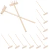 12 Pcs Miniature Kit Toys Sand Rake Bamboo Garden Decoration for Sandbox Zen Tools Wooden Suite Desktop Smoothing 1