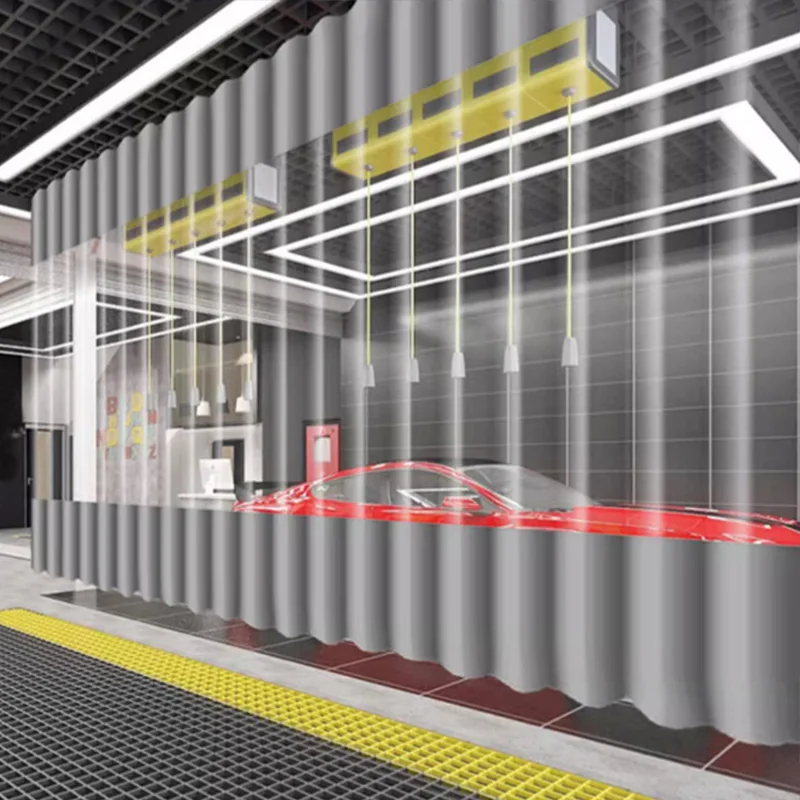 CustomizedTarpaulinPavilionCarWashWaterBlockingPartitionCurtain