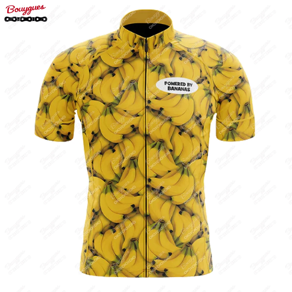 thumbnail image 1 of Maillot de ciclismo de la serie Fruit para hombre, manga corta, reflectante, para ciclismo de montaña, equipo profesional de descenso, nuevo, 1 of 5