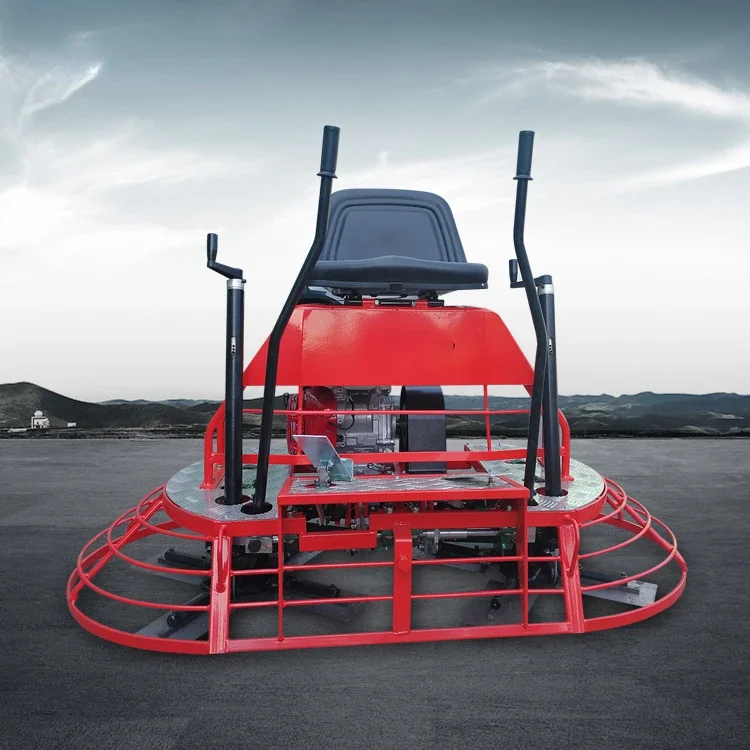 Easy operation 30/36 inch ride on double blade concrete trowel machine