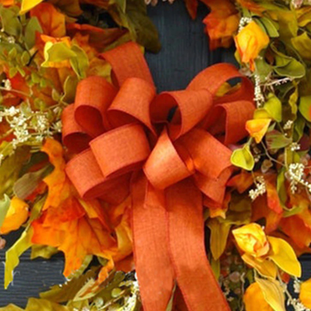 Autumn Maple Leaf Wreath for Home Decor and Thanksgiving