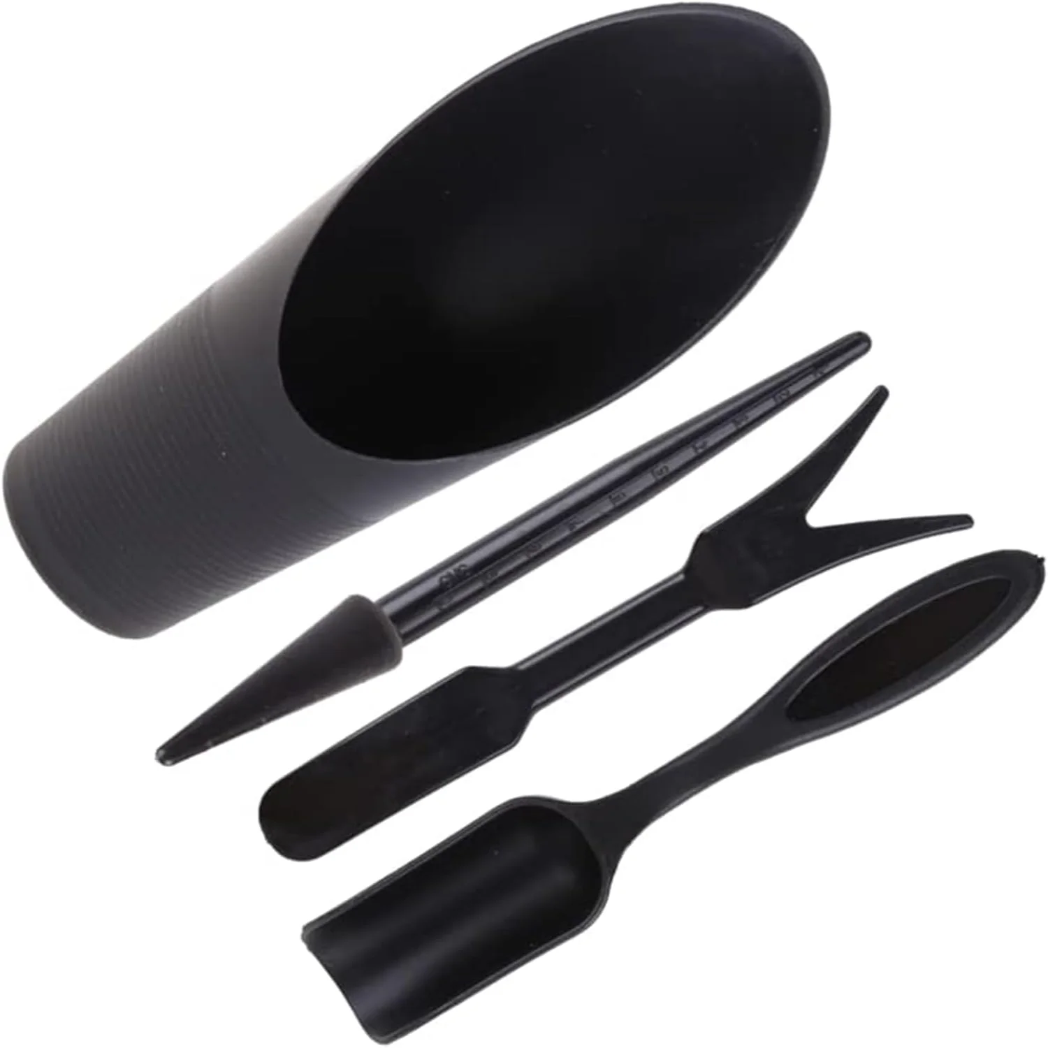 Meoliny Succulent Planting Tools Shovel Bucket Spoon Garden Plant Soil Spoon for Flower Digging,Black